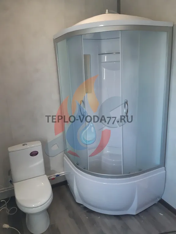 Соберем и подключим душевую кабину и унитаз в частном доме под ключ, водоснабжение заказывают у нас!